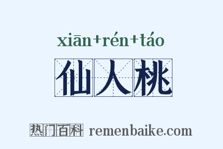 仙人桃是什么意思的图片